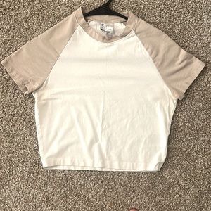 Cropped top H&M small top t shirt